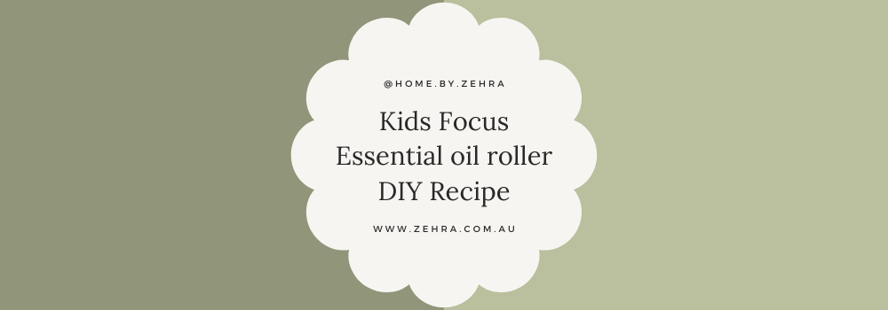 Kids Focus Essential Oil Roller DIY Recipe