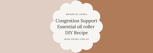 Congestion Support Essential Oil roller DIY recipe